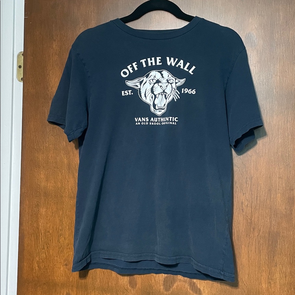 Vans Authentic Navy Graphic Tee